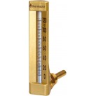 Thermomètre Industrie Equerre 0 à 120°C H.150 Pl.63 mm