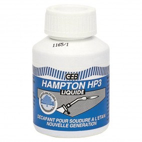 Pâte décapante pour soudure à l'étain HAMPTON HP3 Liquide 80 ml