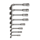 Boite de 8 clé à pipe 6 pans de 8 à 19 mm - BAHCO