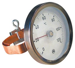Thermomètre applique à...