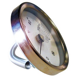 Thermomètre applique ressort